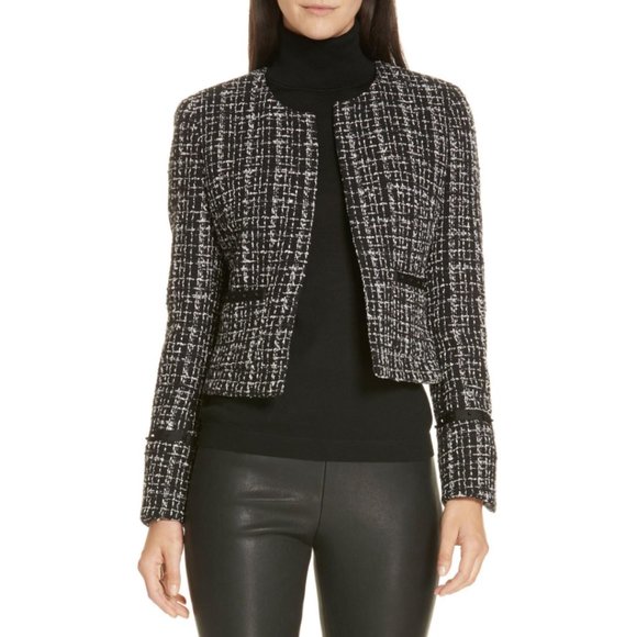 Hugo Boss Kalali Tweed Jacket - Picture 2 of 14